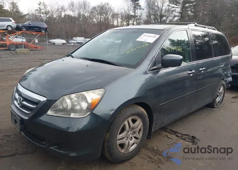 2006 Honda Odyssey Ex-L from USA, damaged, VIN 5FNRL38786B446330